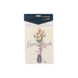 Bridal shower party game book, floral bouquet | bulk buys