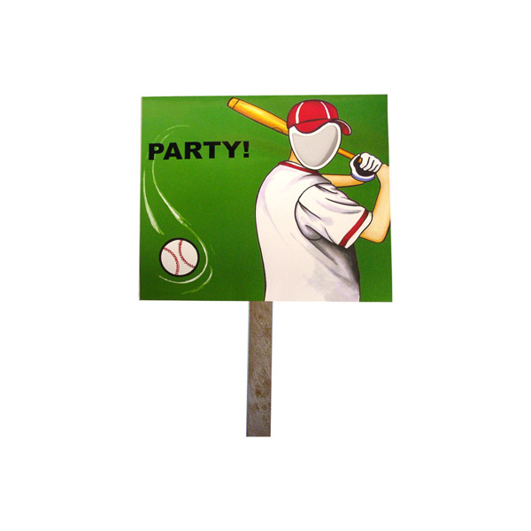 baseball photo yard sign | bulk buys
