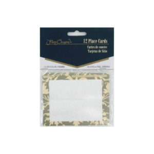 Tapestry Champagne place cards, pack of 12 | bulk buys