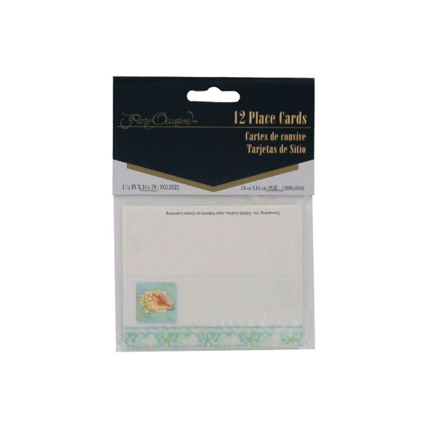 Tranquil Seas place cards, pack of 12 | bulk buys