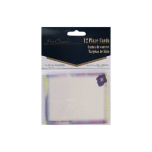 Watercolor floral place cards, pack of 12 | bulk buys