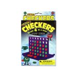 Vertical Checkers Travel Game | bulk buys