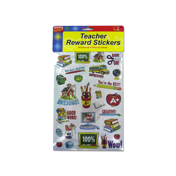 Teacher award sticker sheet | sterling