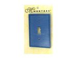Blue ribbed switch plate | bulk buys