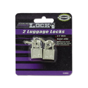 Luggage locks with keys | sterling