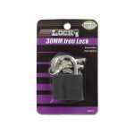30MM Iron lock with keys | sterling