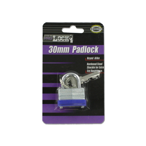 30mm short shackle padlock | sterling