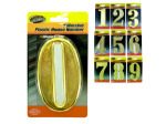 Plastic house numbers with adhesive back | bulk buys