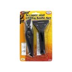 2 Piece scraper and utility knife set | sterling