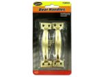 Plated brass door handles, pack of 2 | sterling