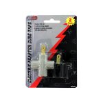 Electric adapter cube taps | sterling