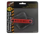 Fold-out pocket screwdriver with eight screw heads | sterling