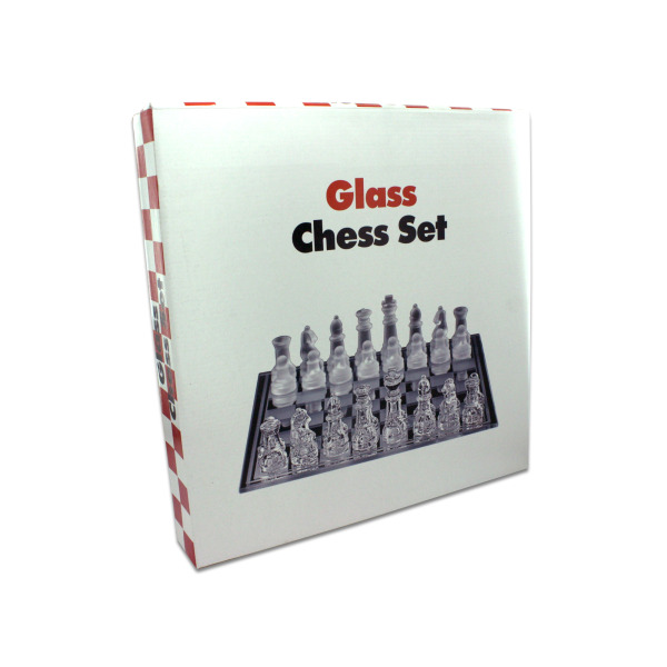 Glass chess set | bulk buys