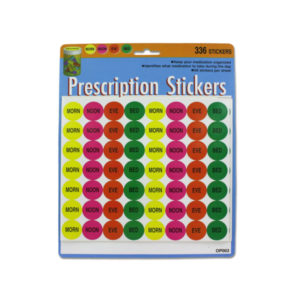 336 Pack prescription stickers | bulk buys