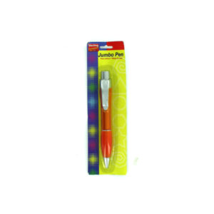 Jumbo pen with pocket clip | sterling