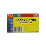 60 Pack ruled index cards | sterling