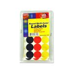 Round multi-color labels | sterling
