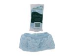 Light blue ruffled lace for crafts or sewing | bulk buys