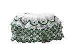 4 Yard Green & White Ruffled Lace Trim | bulk buys