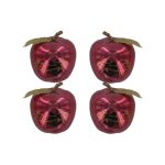 Christmas apple ornaments, pack of 4 | bulk buys