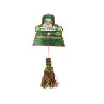 Holiday tassel ornament with gems, assorted designs | bulk buys