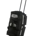Olympia 26" 8 Pocket Sports Cargo Travel Rolling Duffel Carry-On Luggage Suitcase Tote Bag - Black