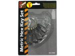 8 Pack Metric Hexagonal Key Set | sterling