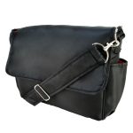 Trend Lab Baby Nappy Mother Shoulder Diaper Bag - Black And Red Messenger