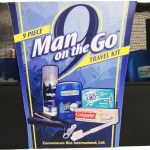 Men's 9 pc. Man on the Go Travel Bag Case Pack 4