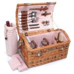 2 lovers Willow Picnic Basket