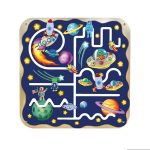 Anatex Outer Space Pathfinder Learning Kids Activity Toy Kit Decorative Wooden Wall Panel