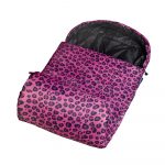 Pink Leopard Stay Warm Sleeping Bag Pink