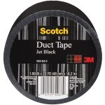 Scotch Solid Color Duct Tape 1.88:x20yd-Jet Black