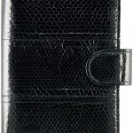 Genuine snake leather wallet PANW50SSN Black