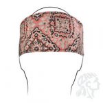 Headband, Cotton, Highway Honey, Pink Paisley, Rhines