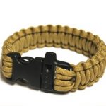 Survival Bracelet w/Whistle - Golden