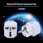 1PC AC 250V 10A EU Plug EU Power Conversion Europe Power Plug Converter Socket Travel Socket Outlet Adapter Socket Home