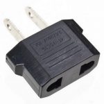 Travel Power Plug Adapter EU EURO to US USA Adaptor Converter AC Power Plug Adaptor Connector